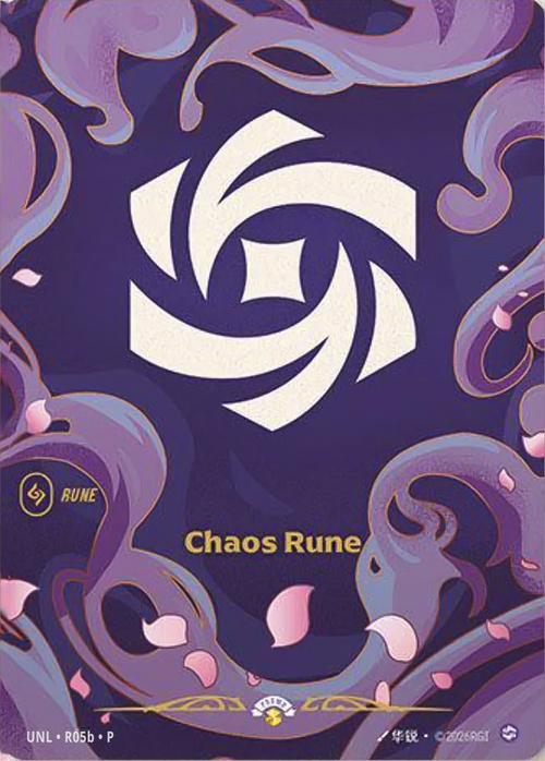 Chaos Rune Card Front