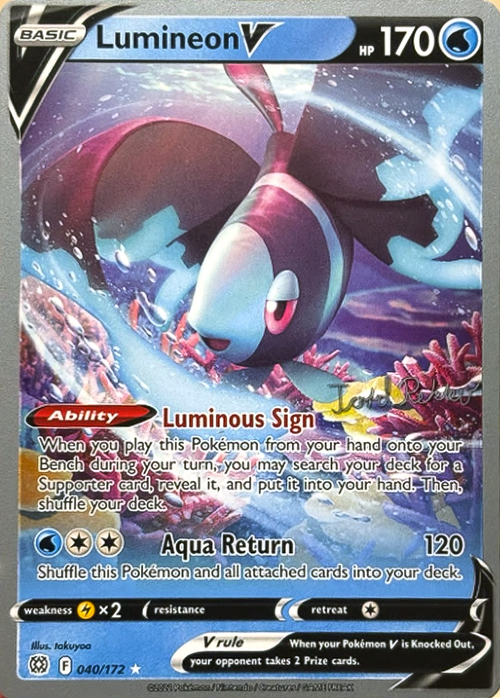 Lumineon V Card Front