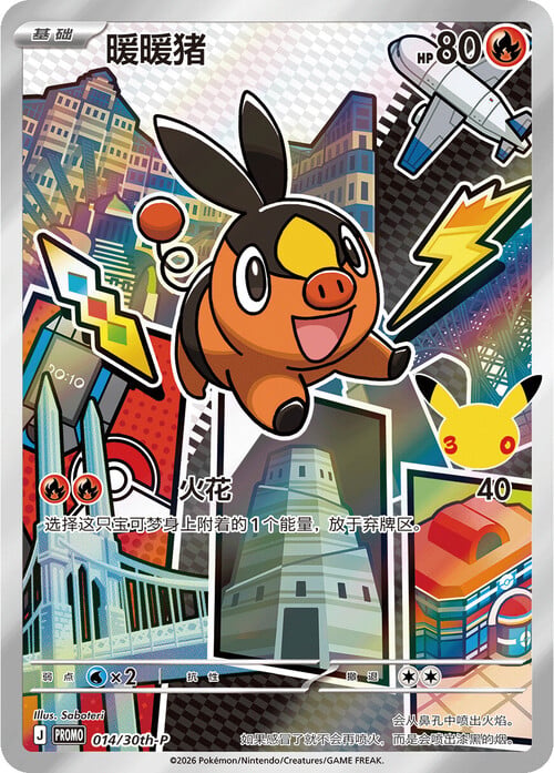 Tepig Card Front