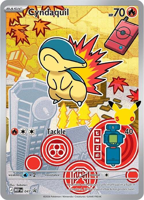 Cyndaquil Card Front
