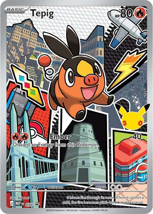 Tepig Card Front