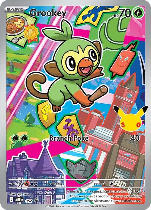 Grookey Card Front