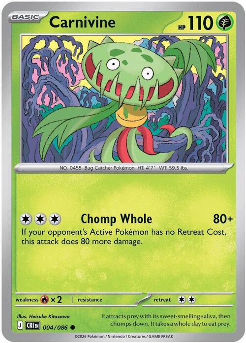 Carnivine Card Front