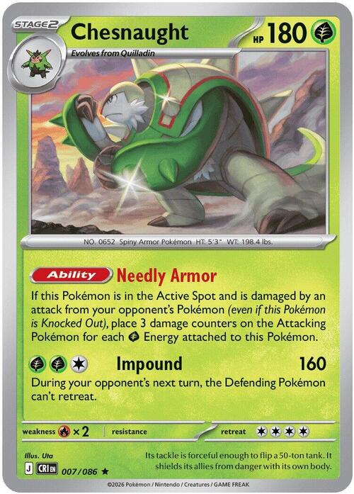 Chesnaught Card Front