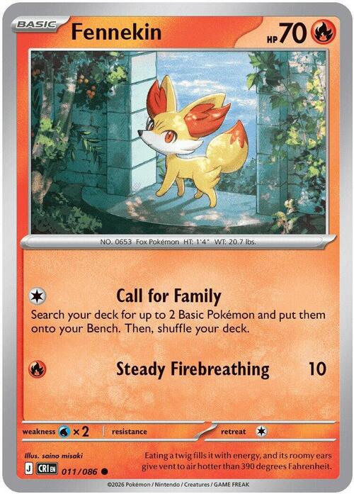 Fennekin Frente