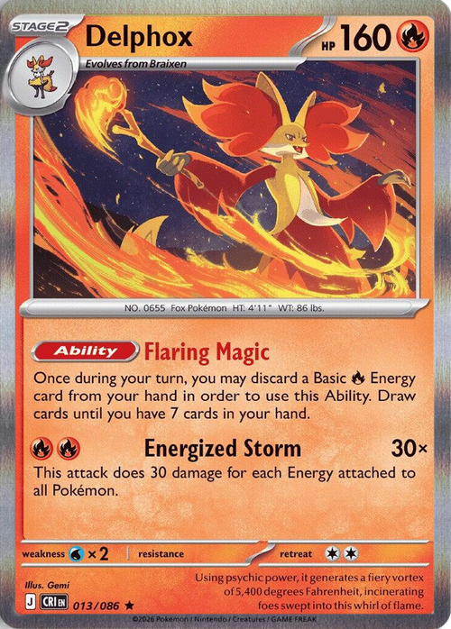 Delphox Frente