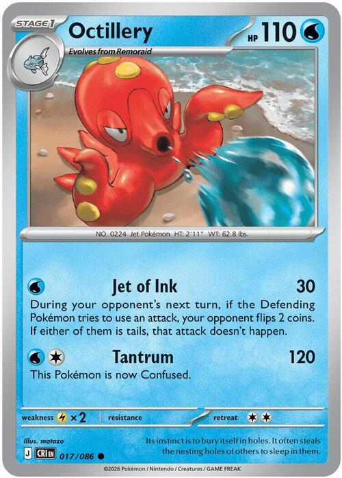 Octillery [Suction Cups | Smokescreen] Frente