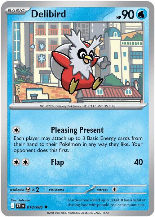 Delibird Frente