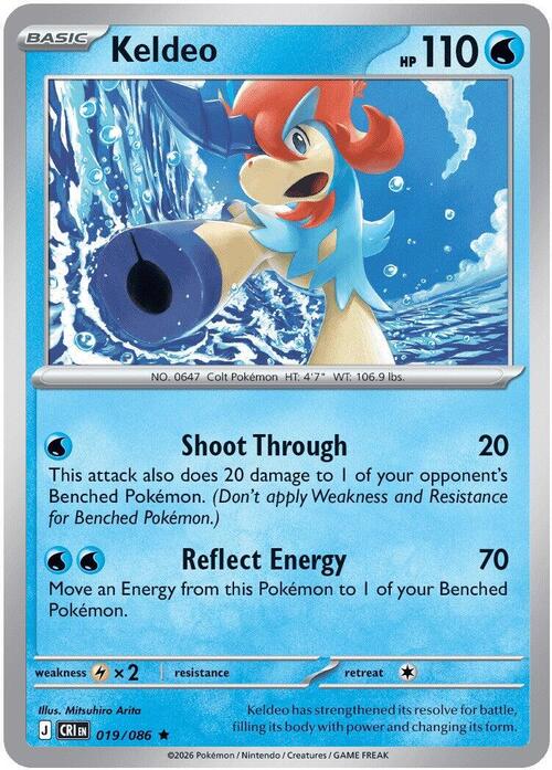 Keldeo Frente