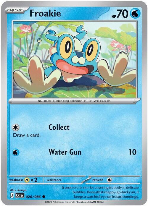 Froakie [Bubble] Frente