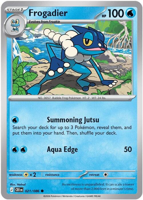 Frogadier Frente