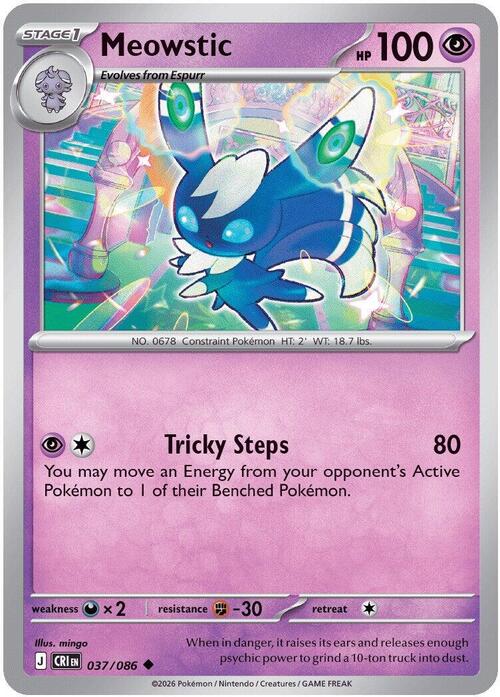 Meowstic Frente