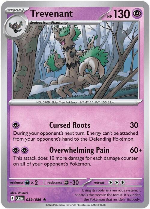 Trevenant [Energy Press] Frente