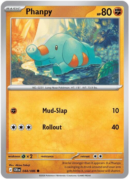 Phanpy Card Front