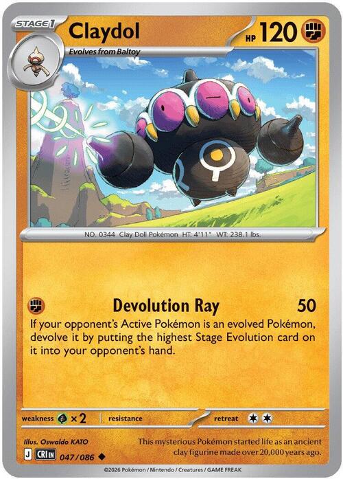 Claydol Frente