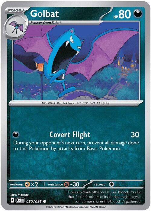 Golbat Card Front