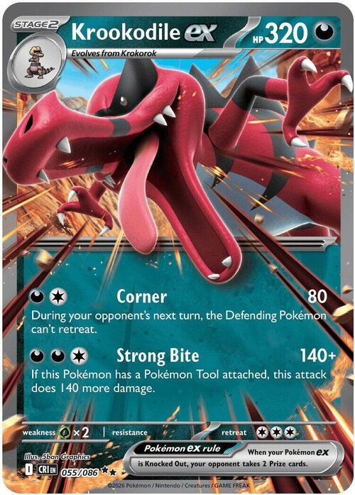 Krookodile ex Card Front
