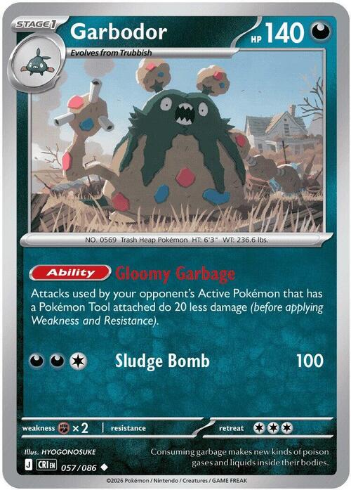 Garbodor Card Front
