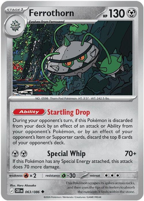 Ferrothorn Card Front