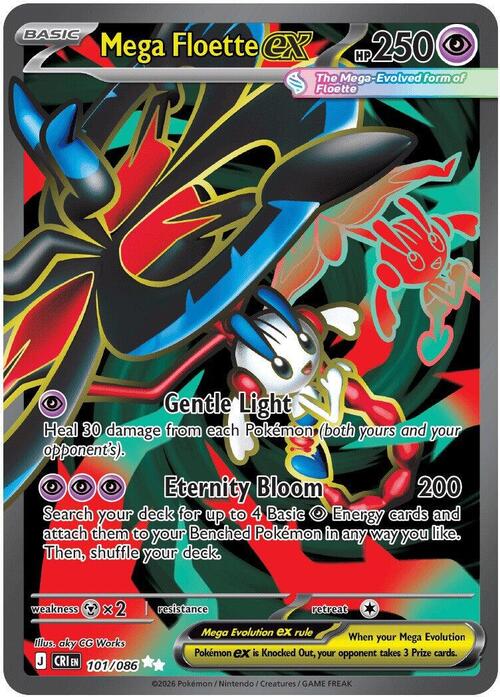 Mega Floette ex Card Front
