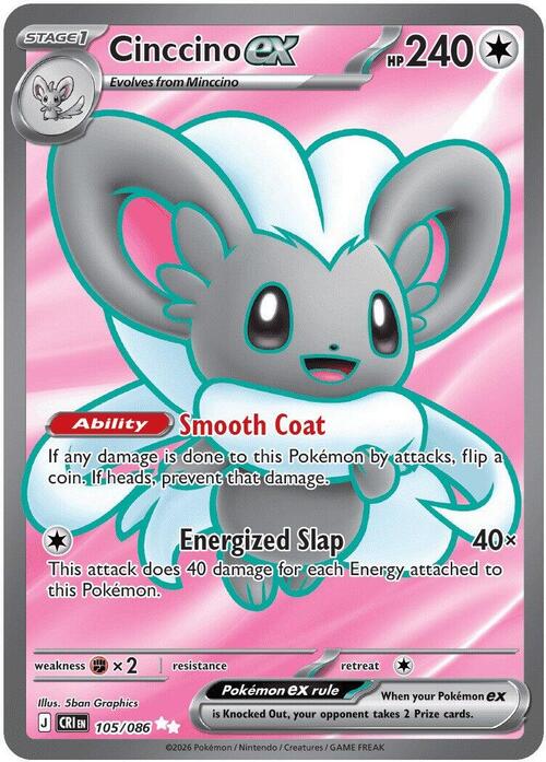 Cinccino ex Card Front