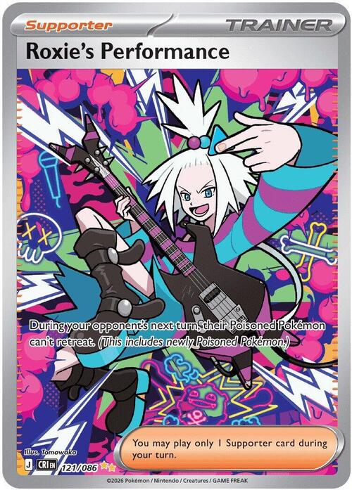 Roxie's Performance Card Front