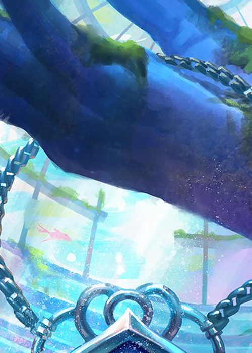 "Eye of Ophidia" Macro Puzzle Card Card Front