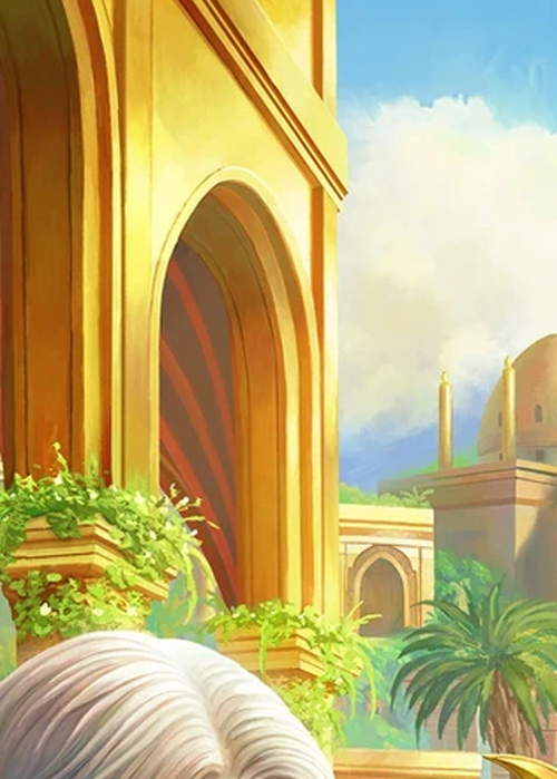 "Riches of Tropal-Dhani" Macro Puzzle Card Card Front