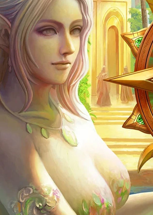"Riches of Tropal-Dhani" Macro Puzzle Card Card Front