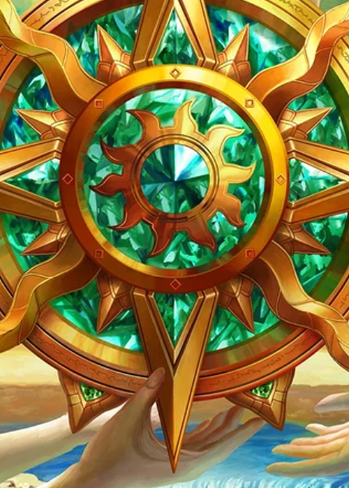 "Riches of Tropal-Dhani" Macro Puzzle Card Card Front