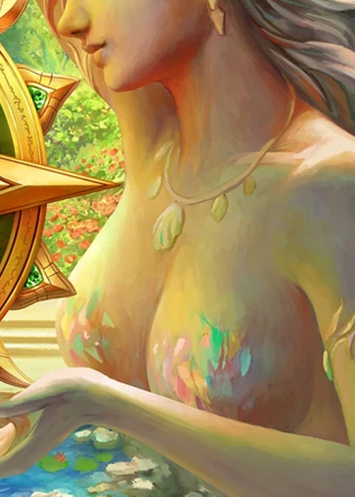 "Riches of Tropal-Dhani" Macro Puzzle Card Card Front