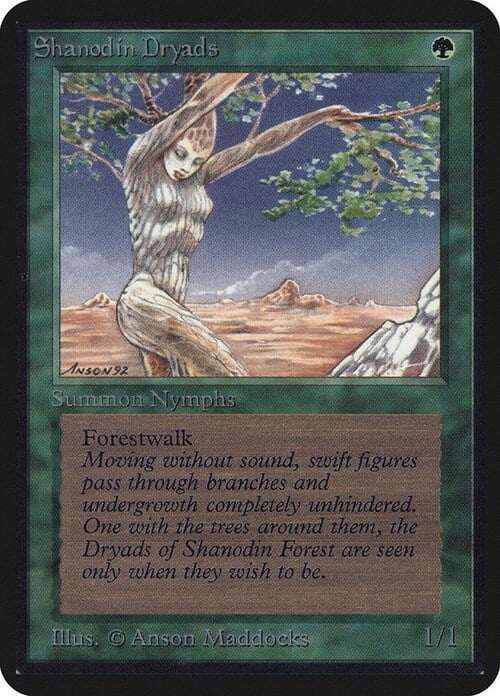 Shanodin Dryads Card Front