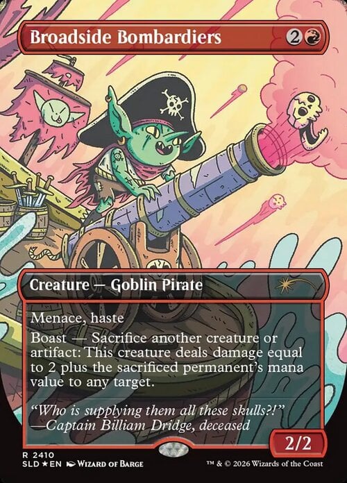 Broadside Bombardiers Card Front