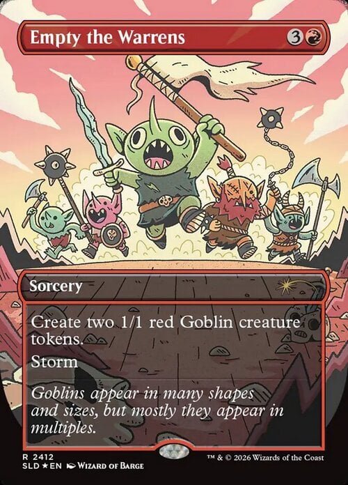 Empty the Warrens Card Front