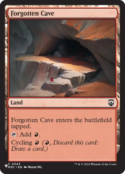Caverna Dimenticata Card Front