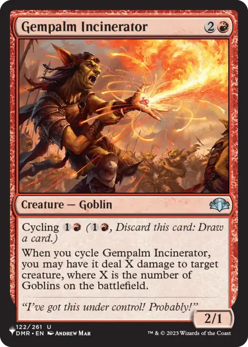 Inceneritore di Palmagemma Card Front