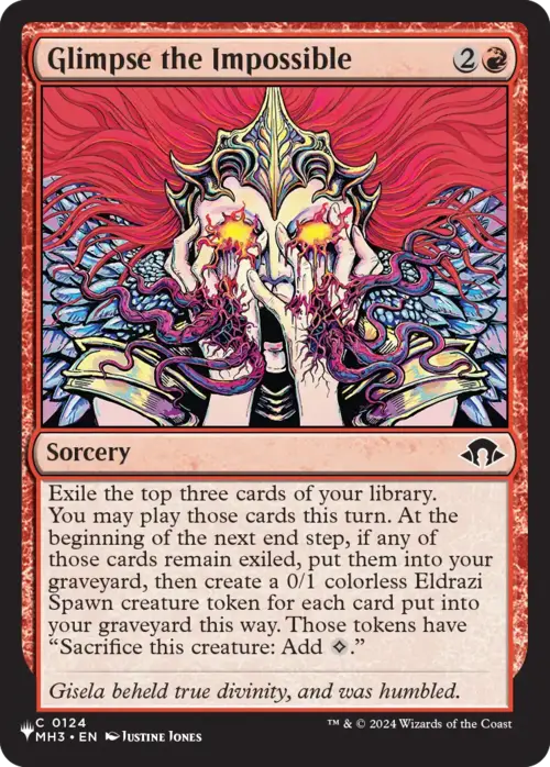 Scrutare l'Impossibile Card Front