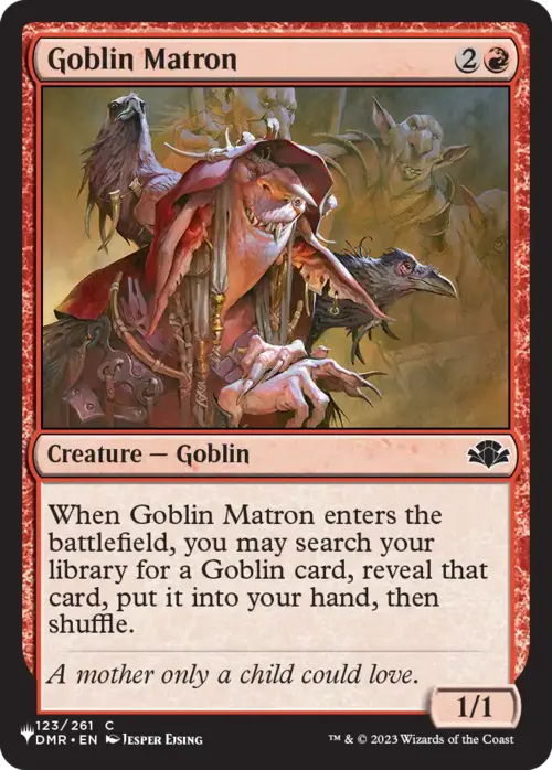 Matrona Goblin Card Front