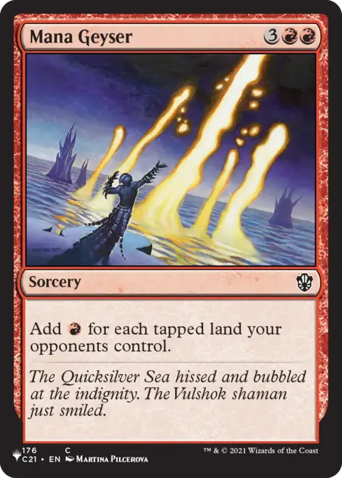 Geyser di Mana Card Front