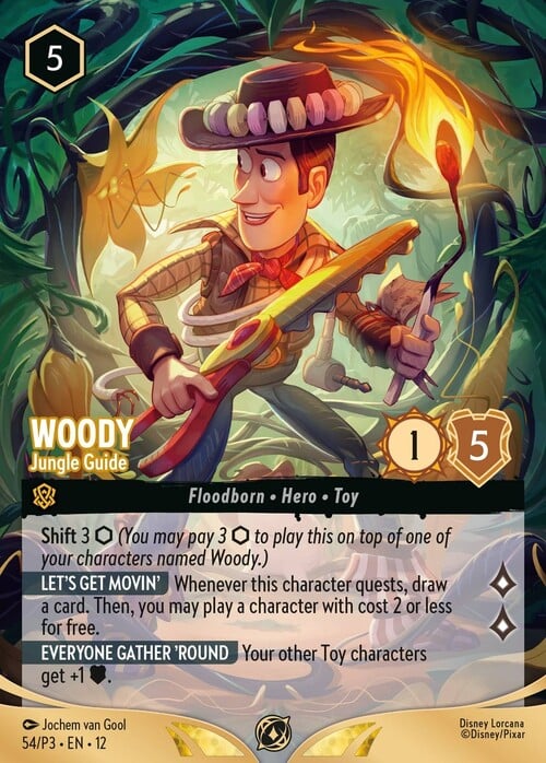 Woody - Jungle Guide Card Front