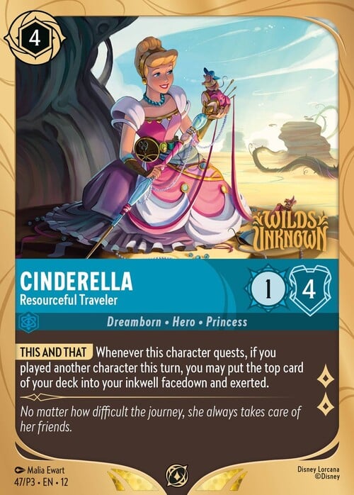 Cinderella - Resourceful Traveler Card Front