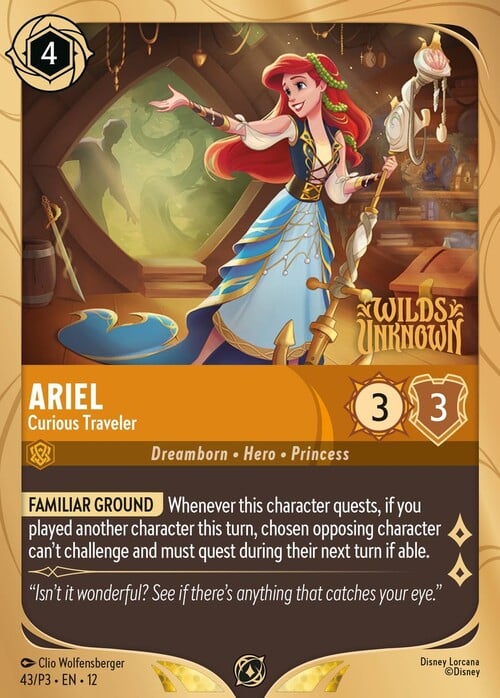 Ariel - Viaggiatrice Curiosa Card Front