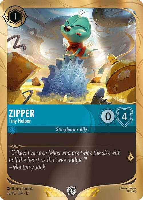 Zipper - Tiny Helper Card Front