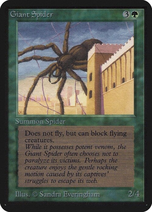 Giant Spider Card Front