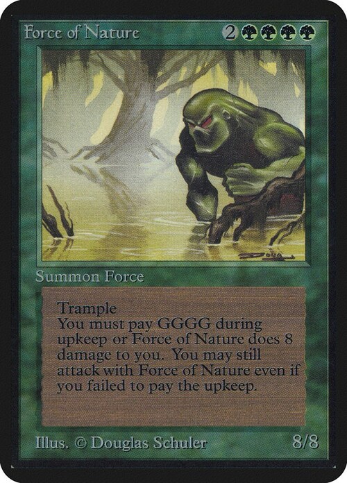 Force of Nature Card Front