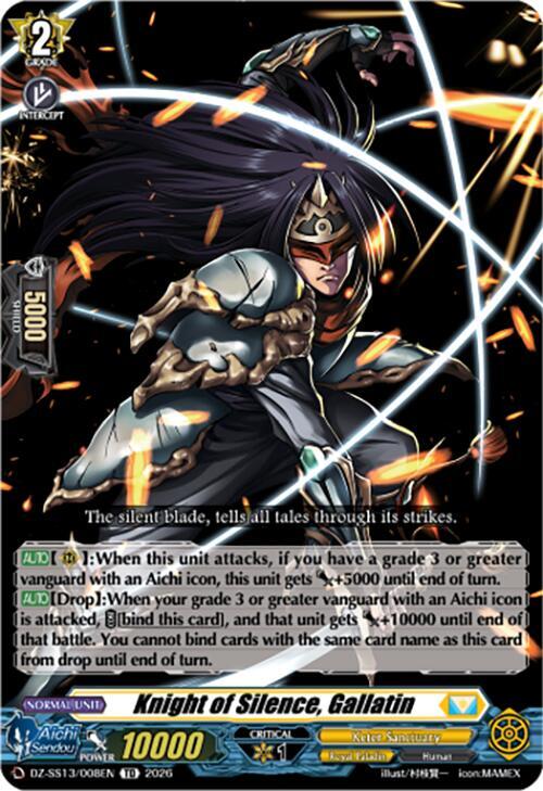 Knight of Silence, Gallatin Card Front
