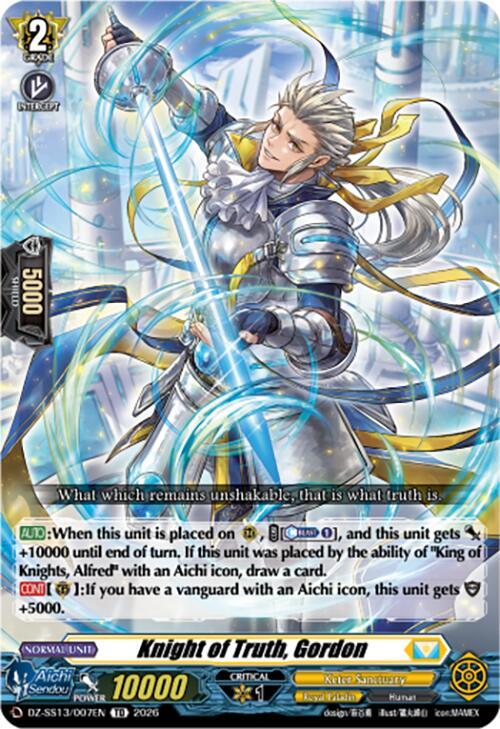 Knight of Truth, Gordon [V Format] Frente