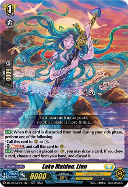 Lake Maiden, Lien Card Front