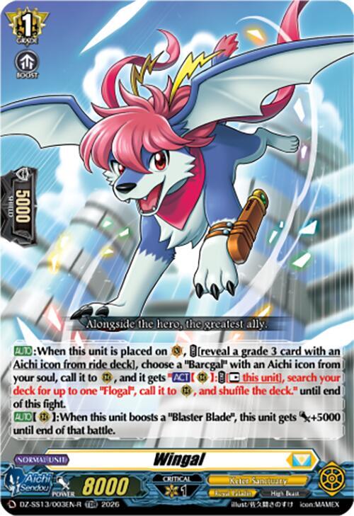 Wingal [V Format] Card Front