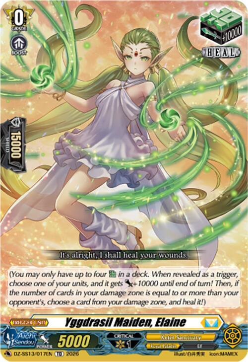 Yggdrasil Maiden, Elaine Card Front